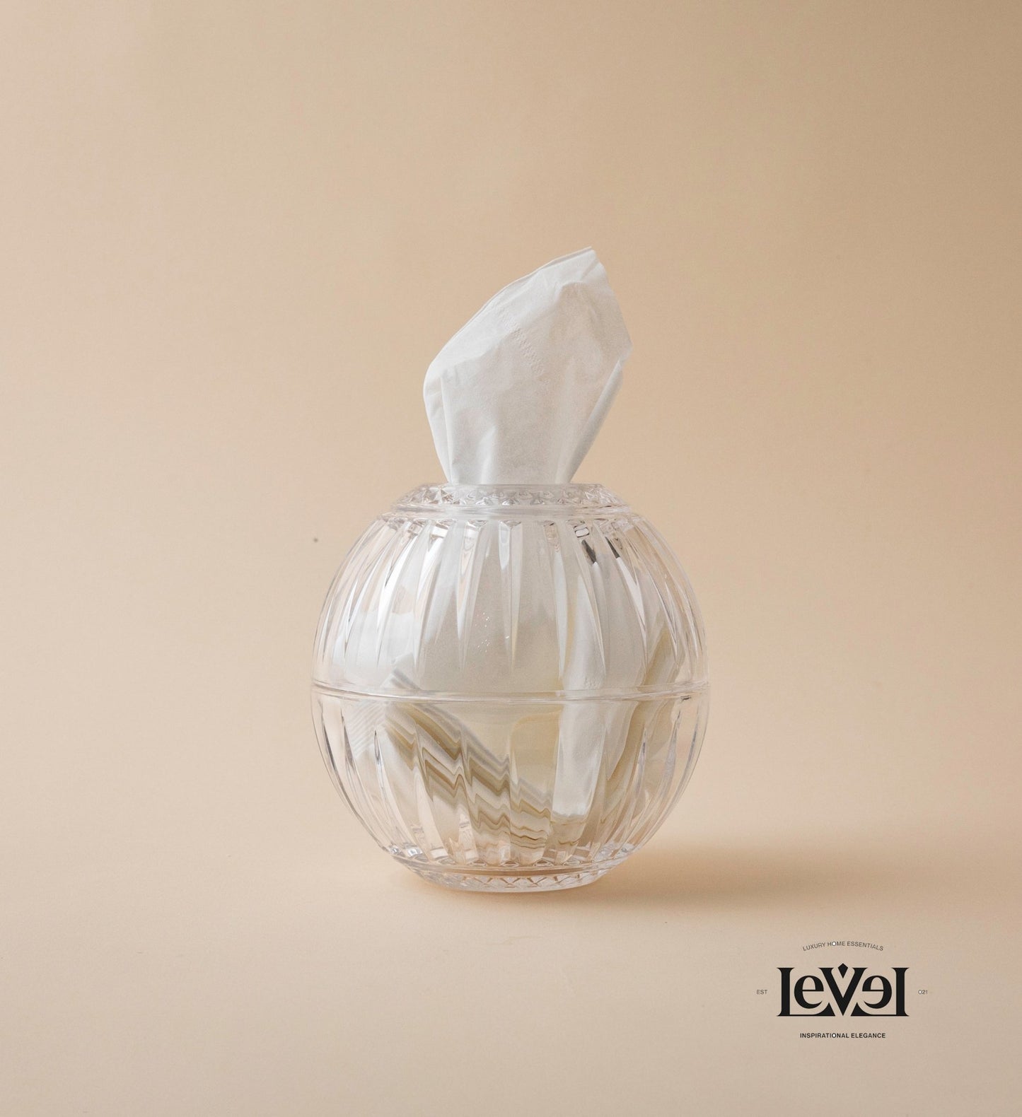 Round crystal tissue box - LEVELLV - 217