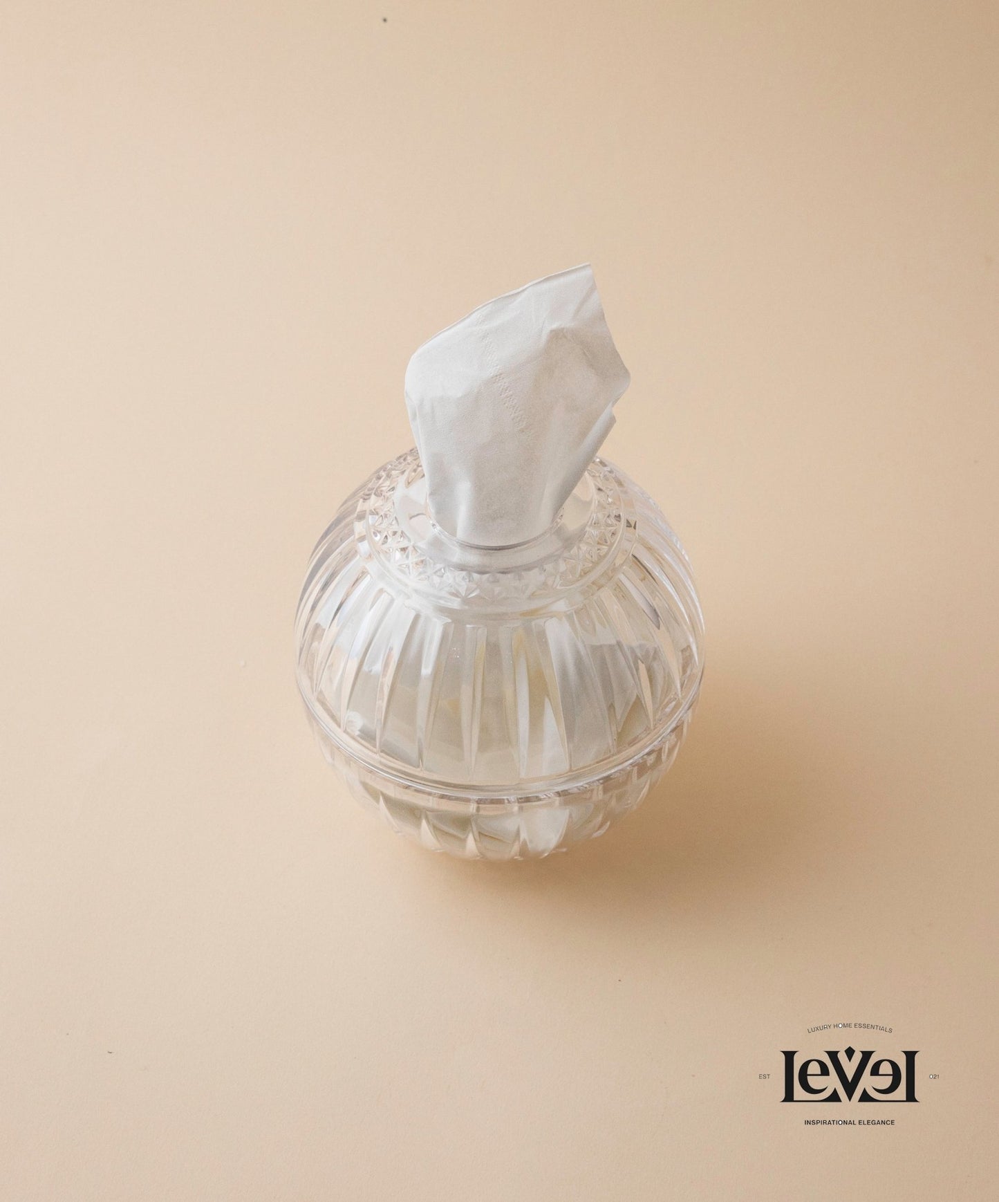 Round crystal tissue box - LEVELLV - 217