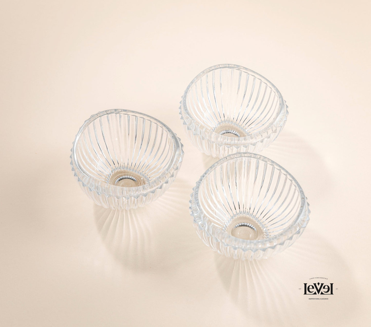 Set of 6 mini crystal bowls - LEVELLV - 174