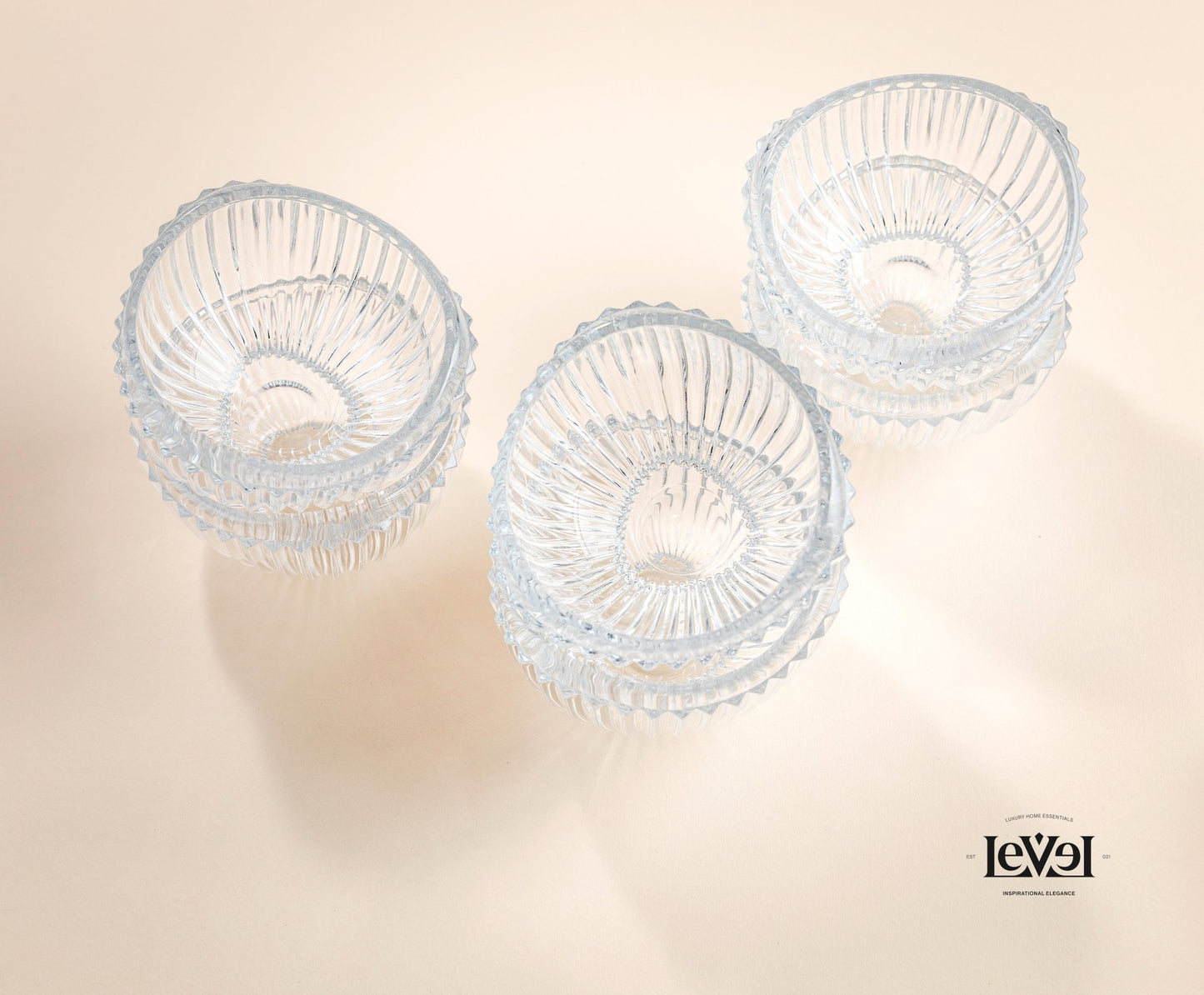 Set of 6 mini crystal bowls - LEVELLV - 174