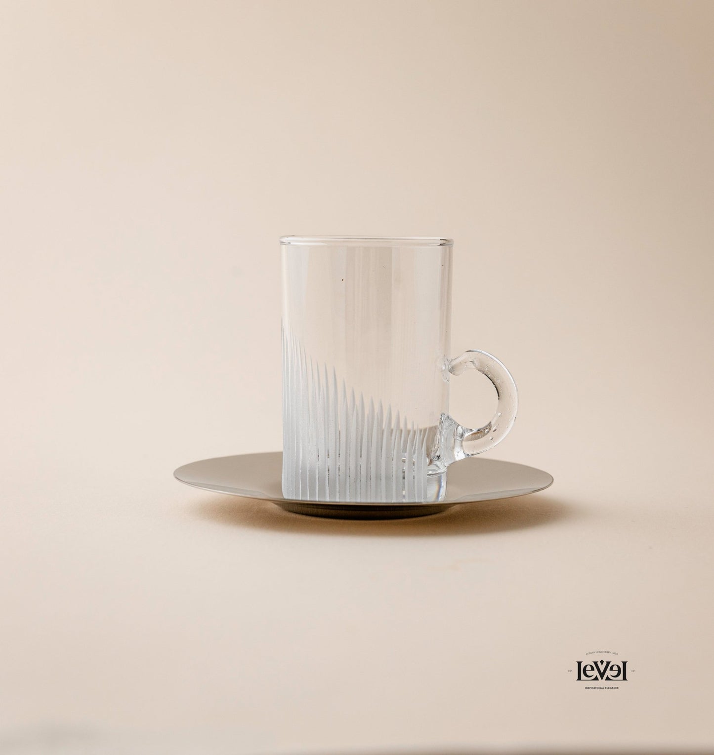 Silver tea and coffee cup set - LEVELLV - 216
