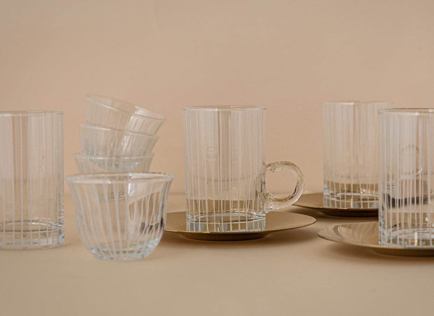 Tea and coffee set Gold 18 pcs - LEVELLV - 129