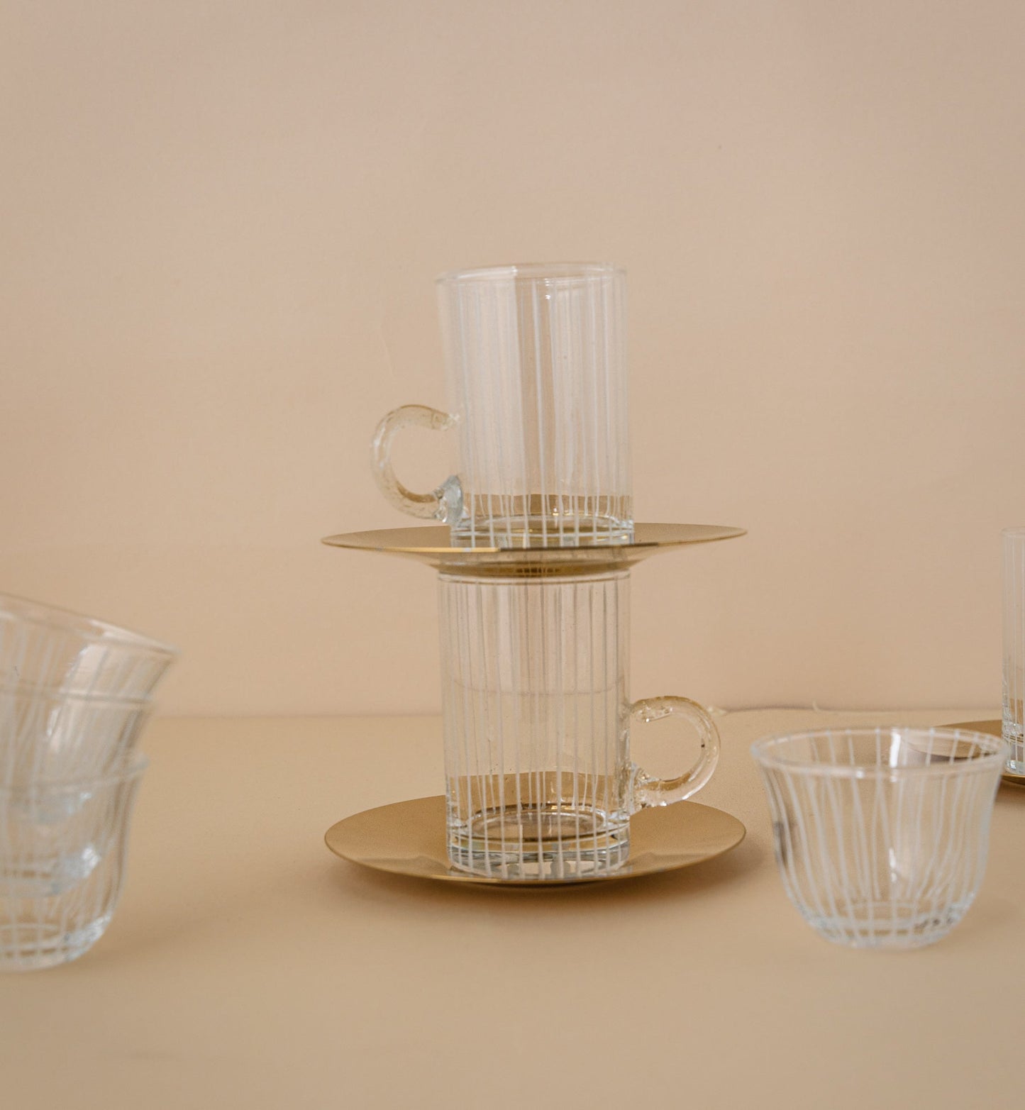 Tea and coffee set Gold 18 pcs - LEVELLV - 129
