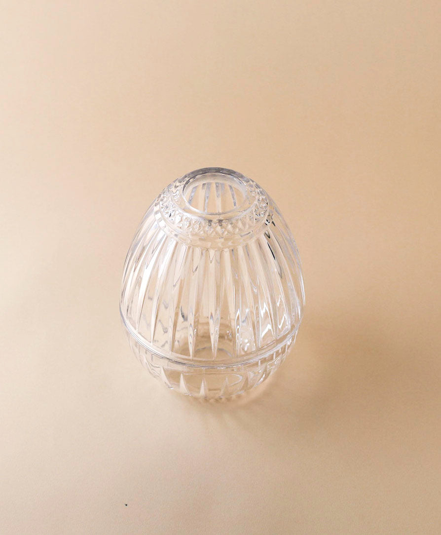 Crystal tissue box oval shape