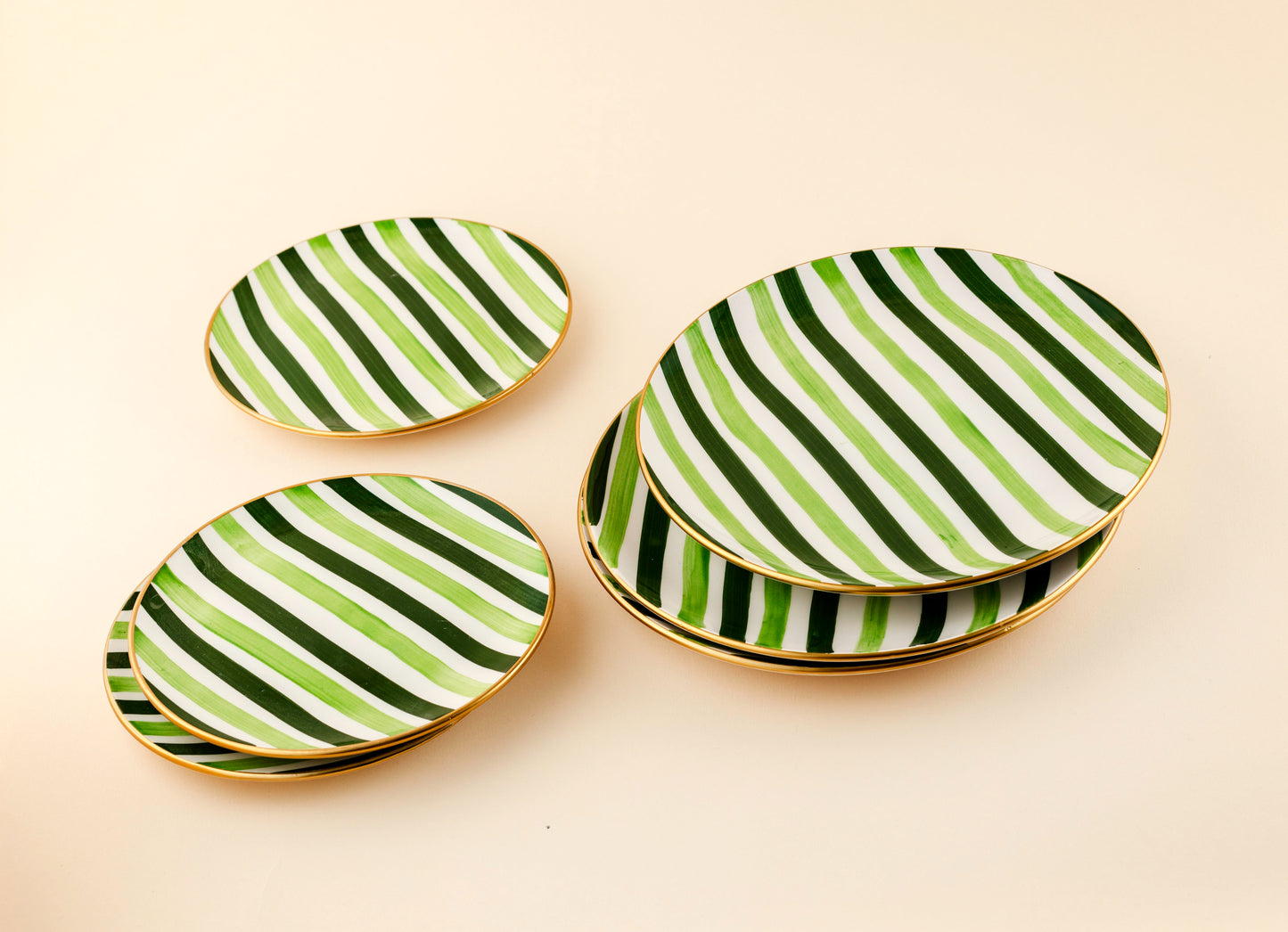 Green Dinning Set - For 6