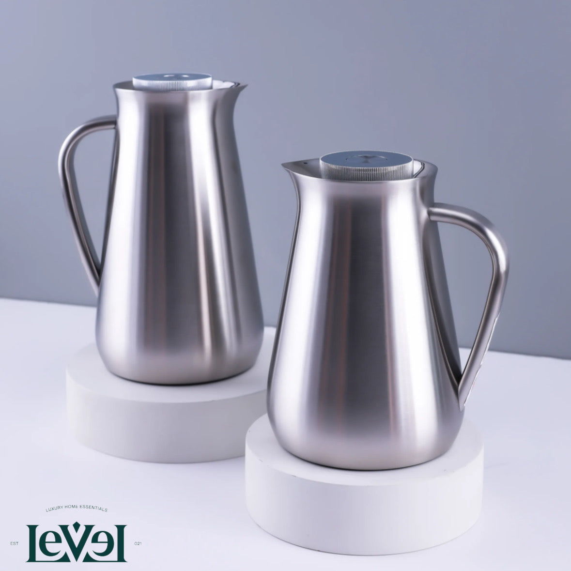 Silver Flask Set