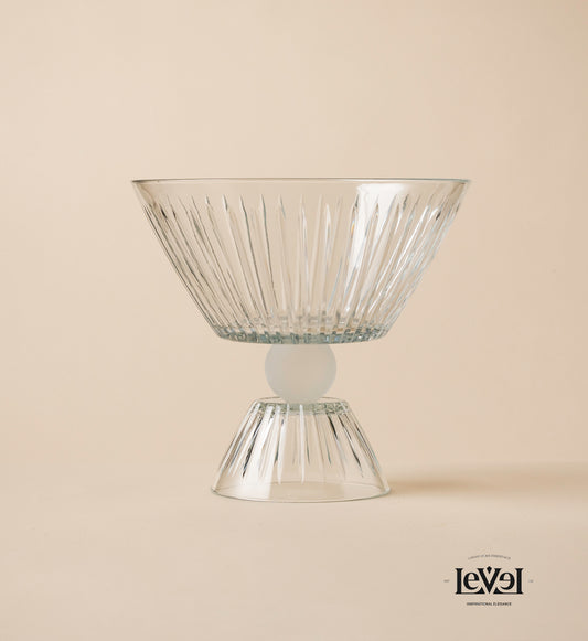 Modern crystal bowl