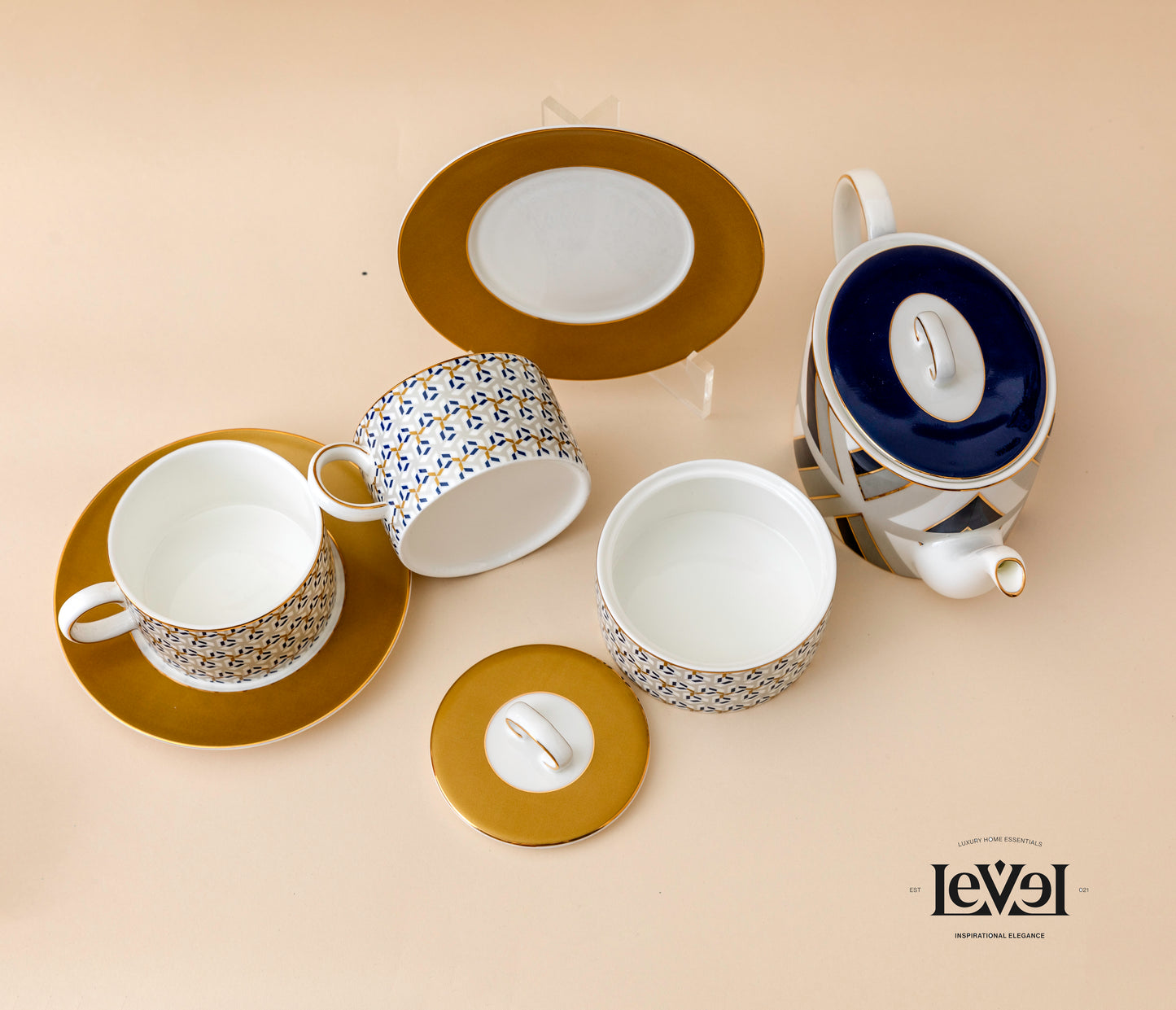 Modern time tea set