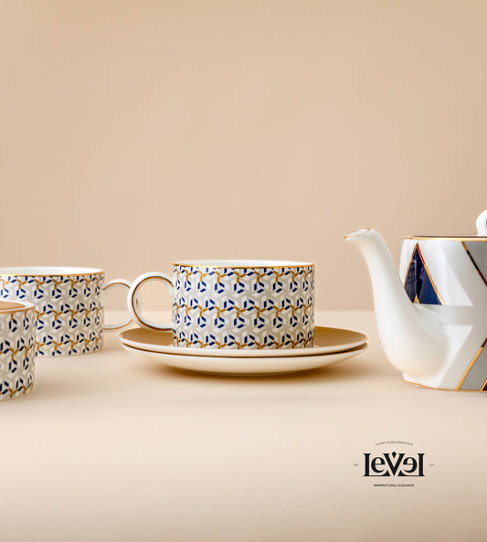 Modern time tea set