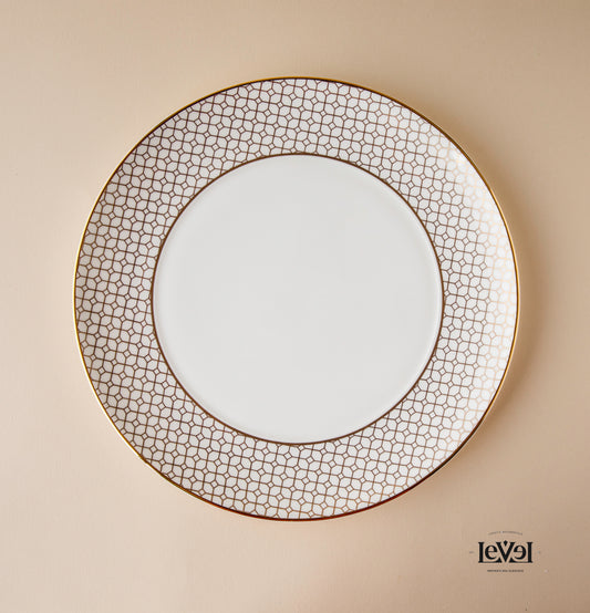 Golden dinning plate