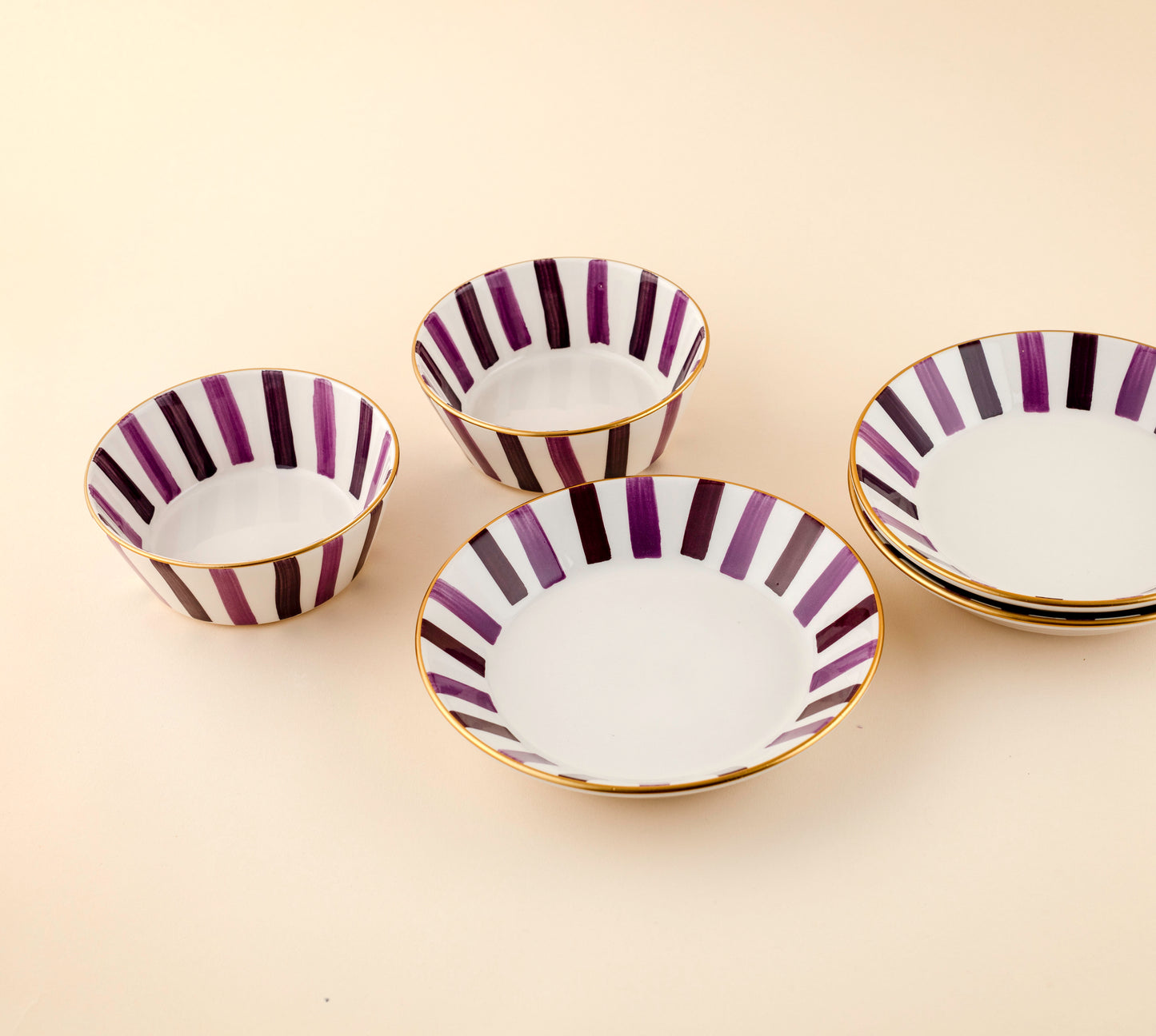 Purple Dinning Set - For 6