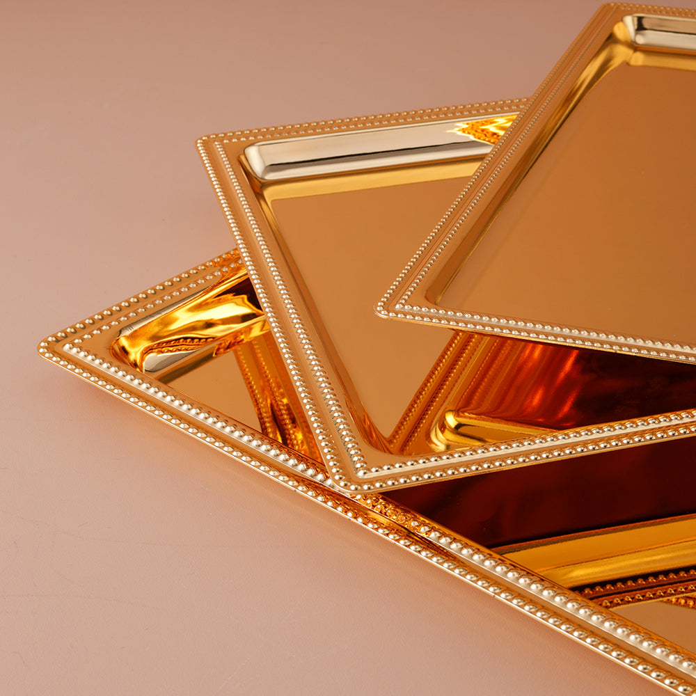 Gold Tray Set