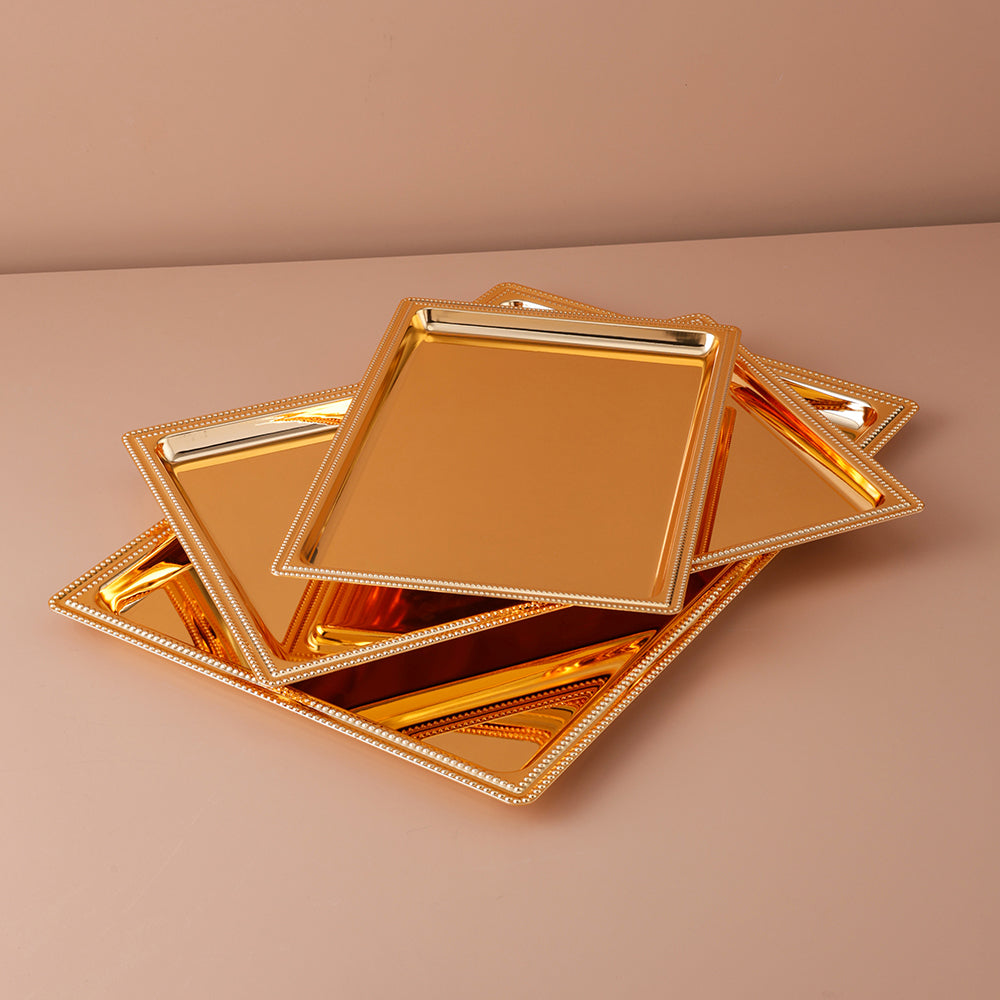 Gold Tray Set