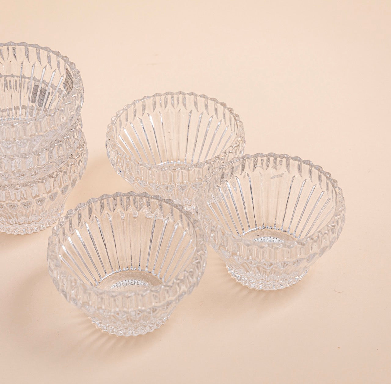 Crystal bowl set