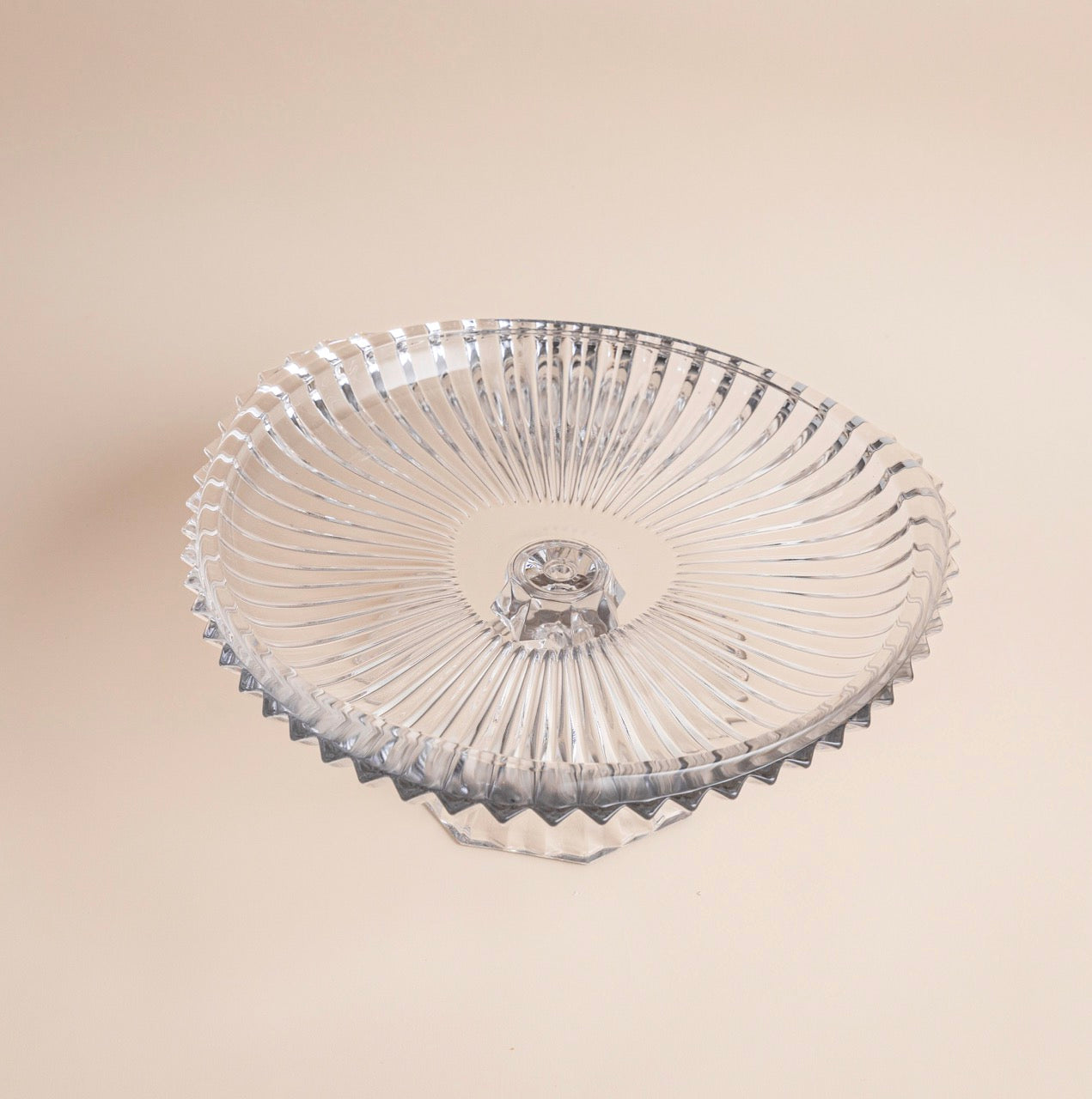 Crystal plate with base