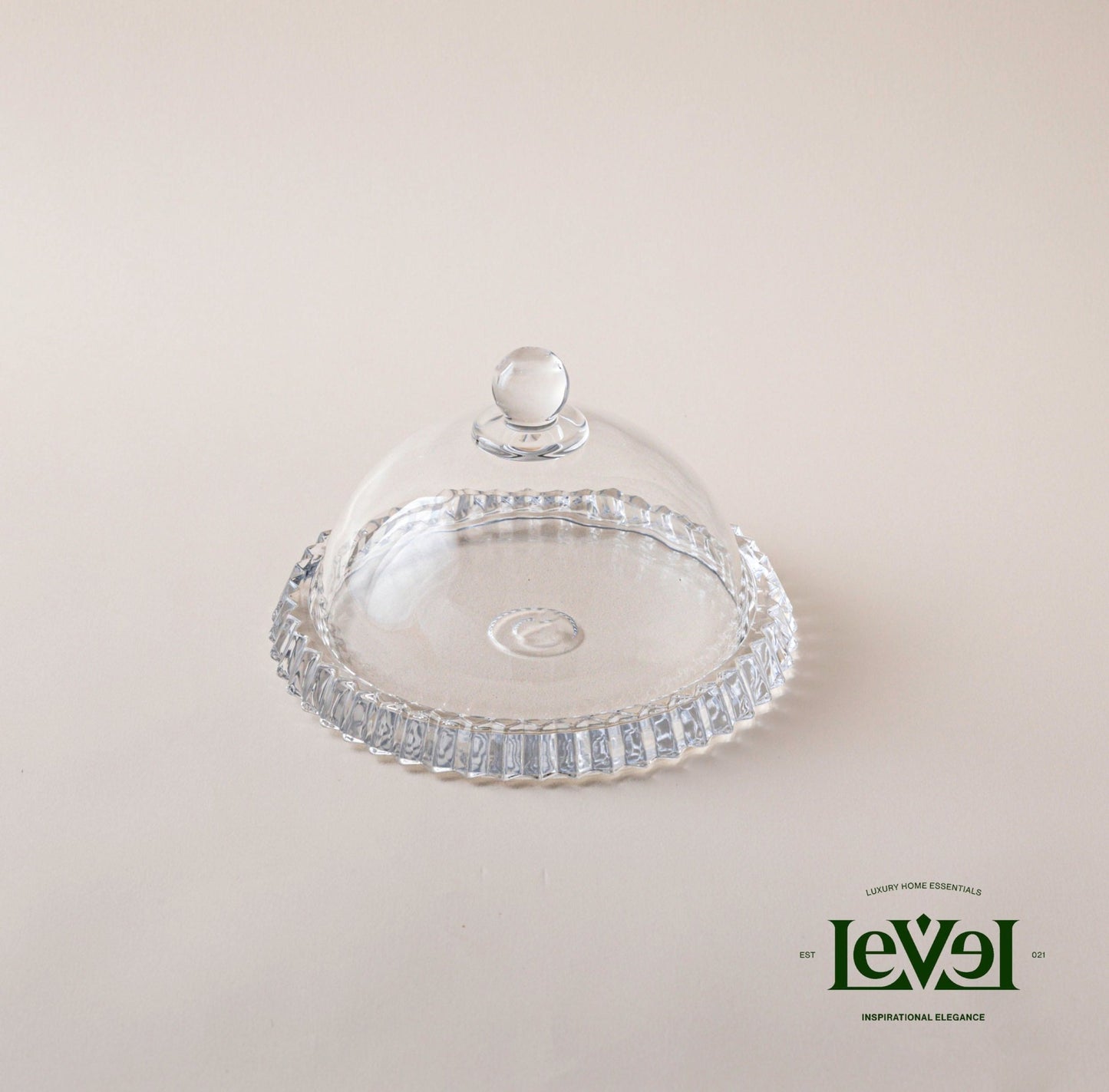 Crystal Plate With Cover - LEVELLv-289