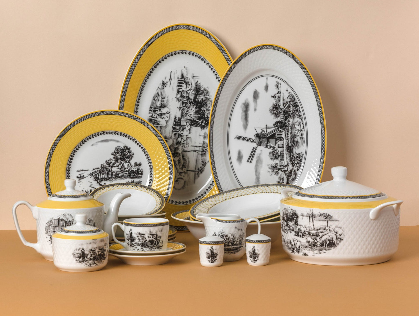 Dinnerware set - Village 102 PCS - LEVELLV-017