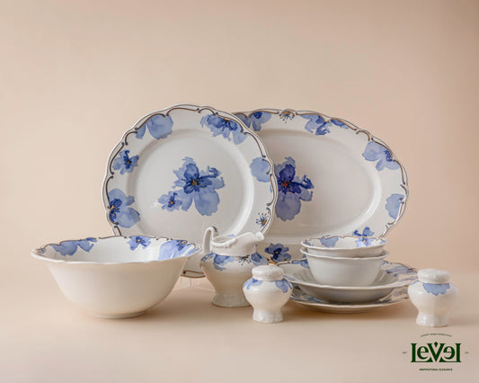 Floral Dinning Set - 6 Person - LEVELLV-274