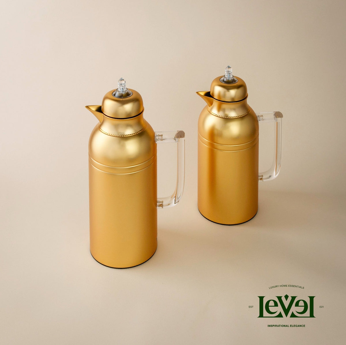 Gold flask set - LEVEL