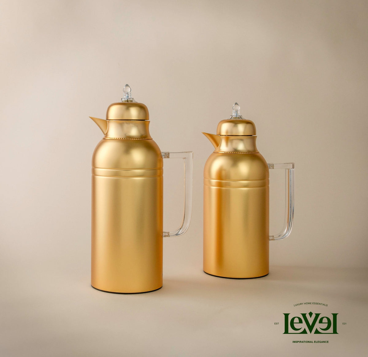 Gold flask set - LEVEL