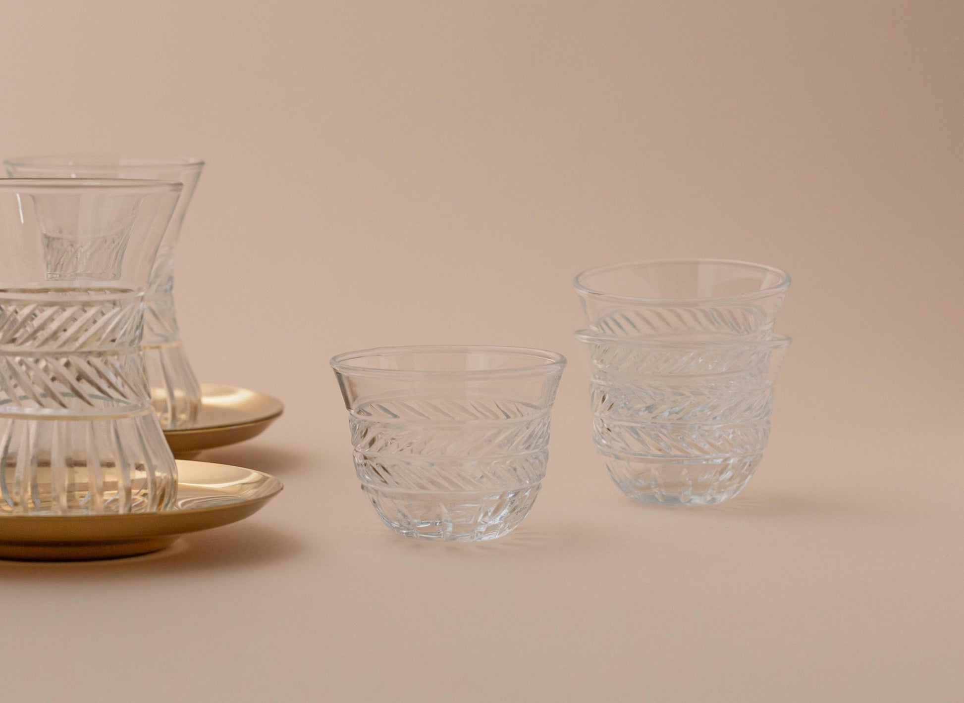 Gold Tea and Coffee Set for 6 - LEVELLV - 260