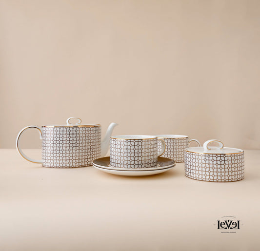 Golden tea set - LEVELLV - 190