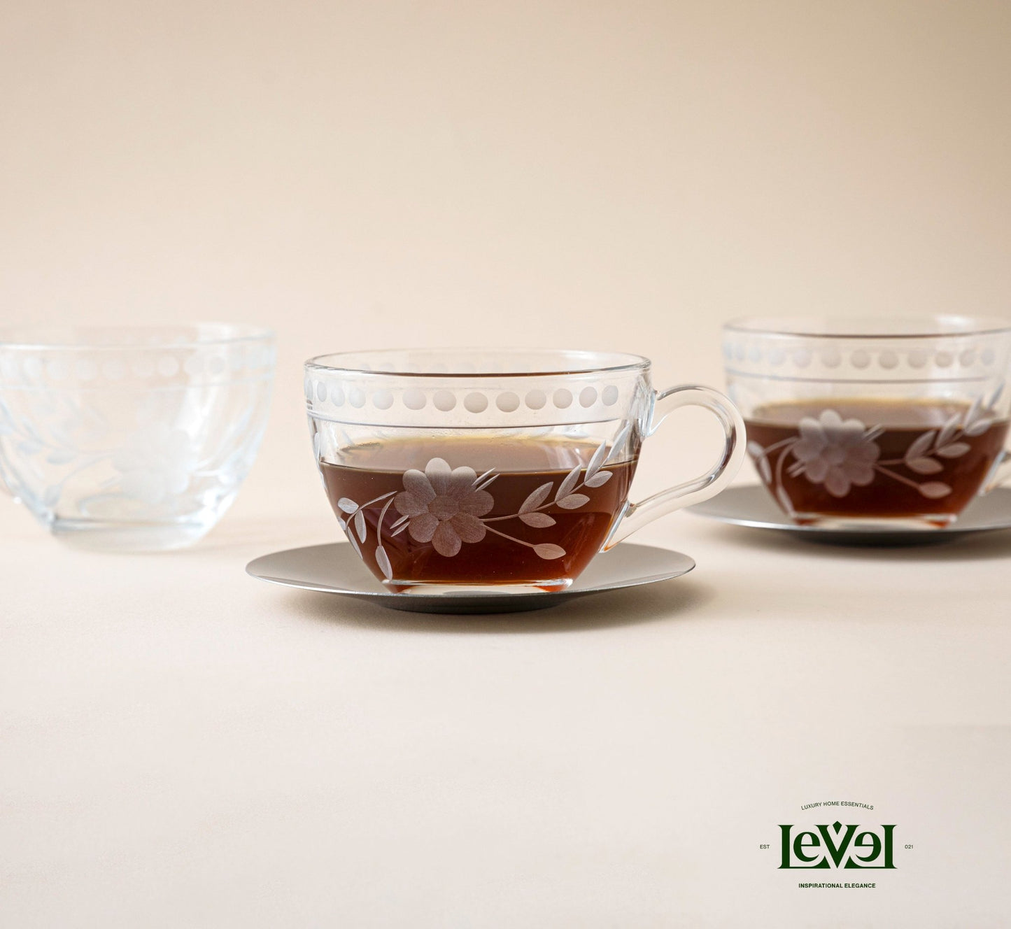 Set 6 Cup Silver - LEVELLV-204