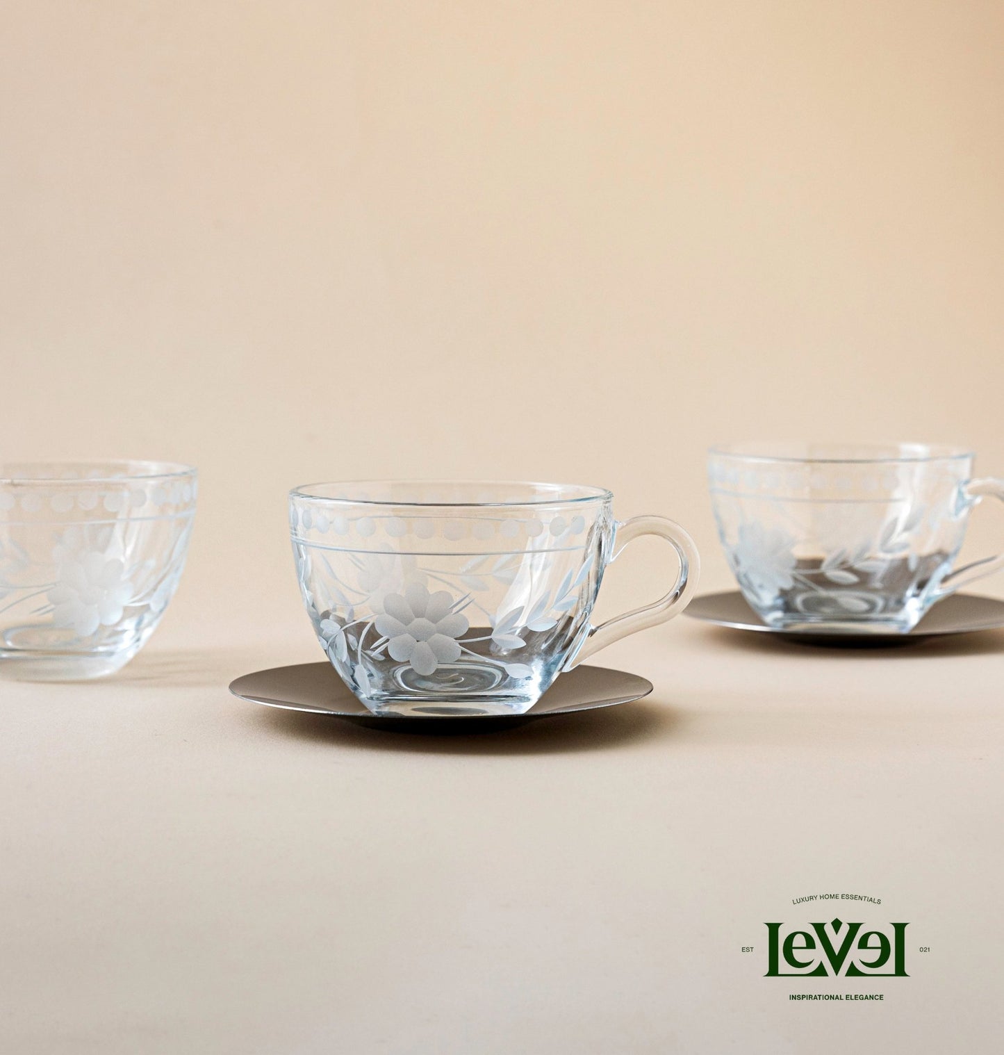 Set 6 Cup Silver - LEVELLV-204