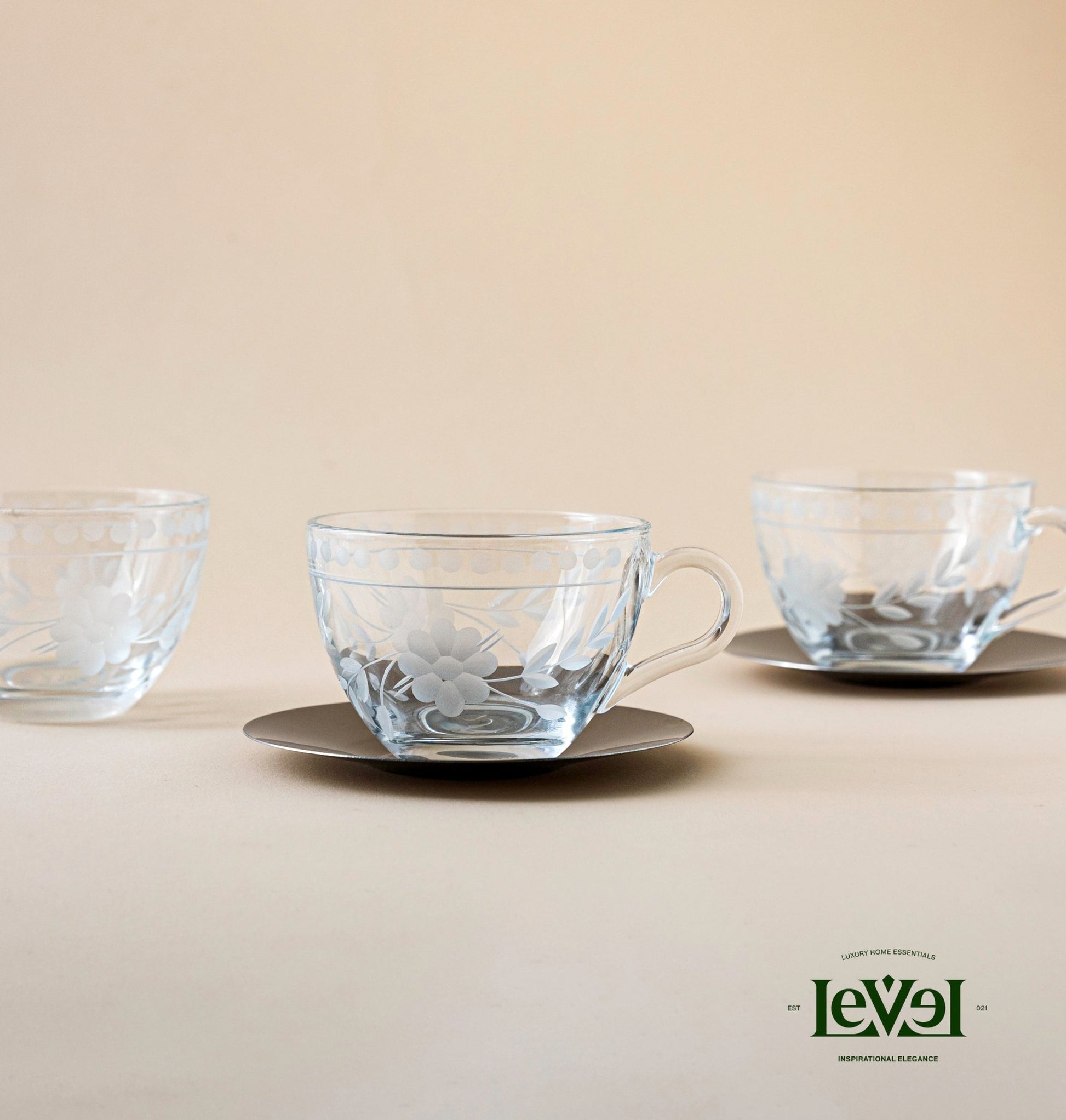 Set 6 Cup Silver - LEVELLV-204