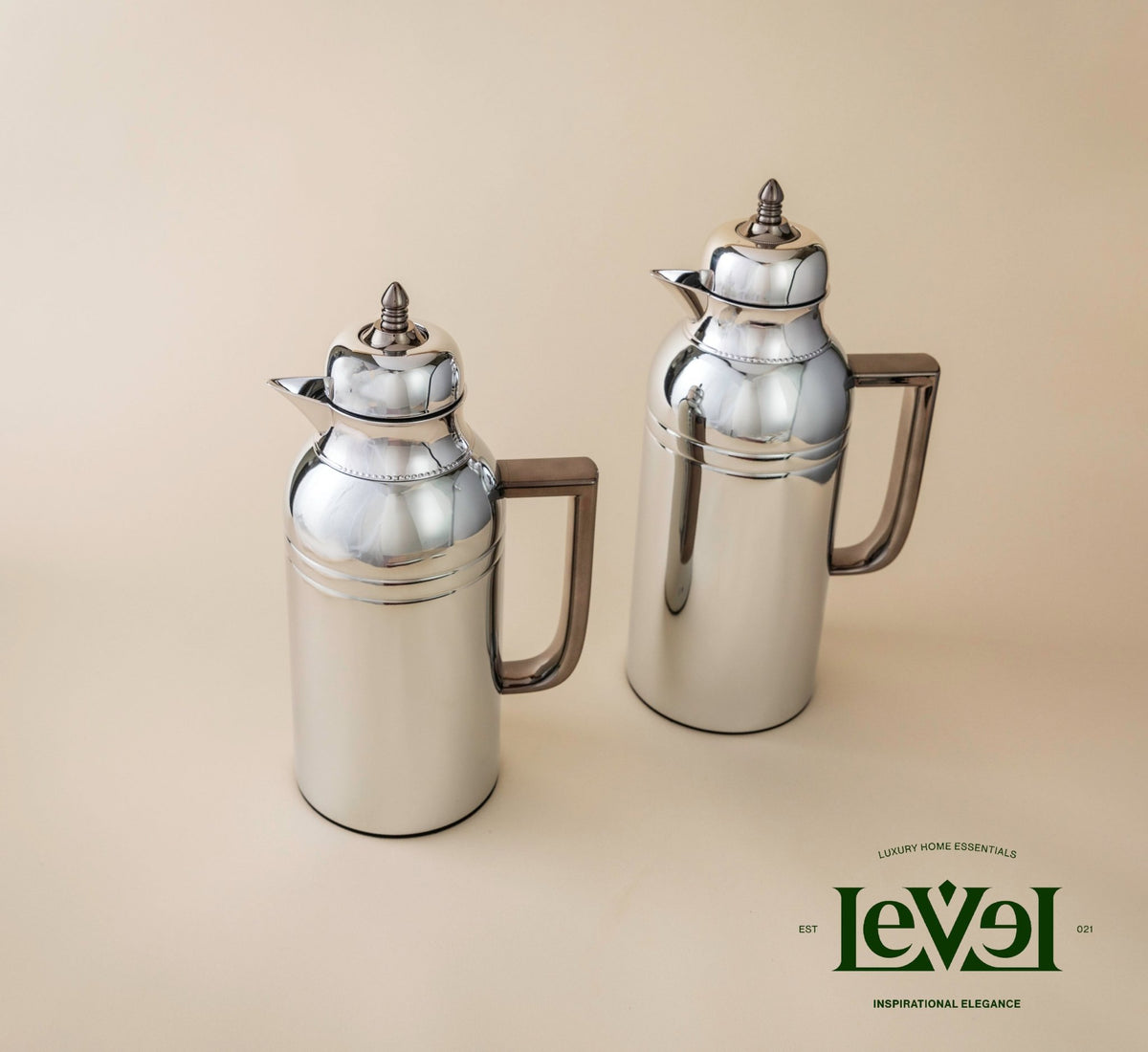 Silver flask set - LEVEL