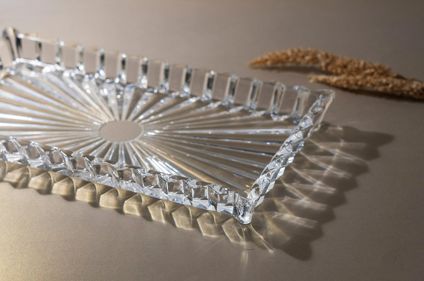 Crystal serving tray LEVEL