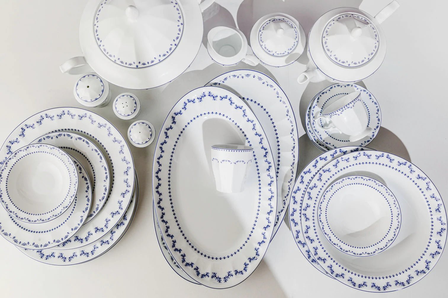 Dinnerware set - Francis Blue 102PCS - LEVELLV - 016