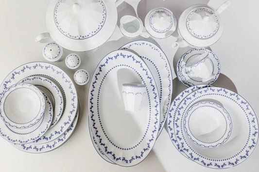 Dinnerware set - Francis Blue 102PCS - LEVELLV - 016