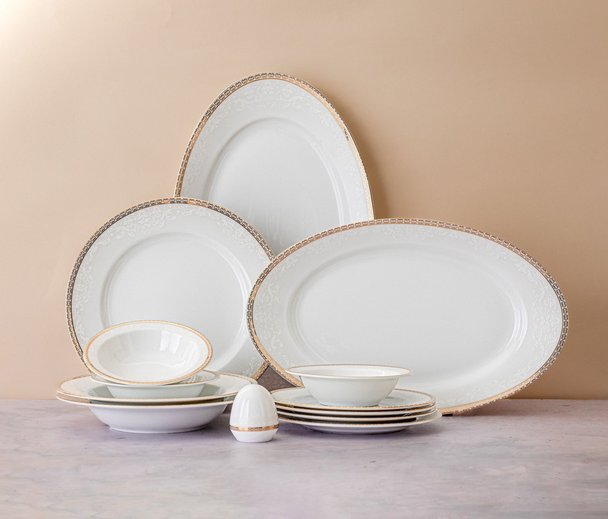 Dinnerware set - Riva Gold 28 PCS - LEVELLV-123