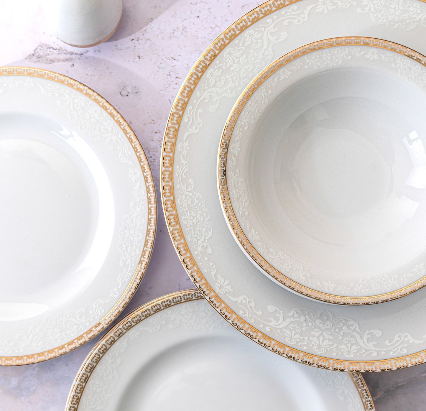 Dinnerware set - Riva Gold 28 PCS - LEVELLV-123