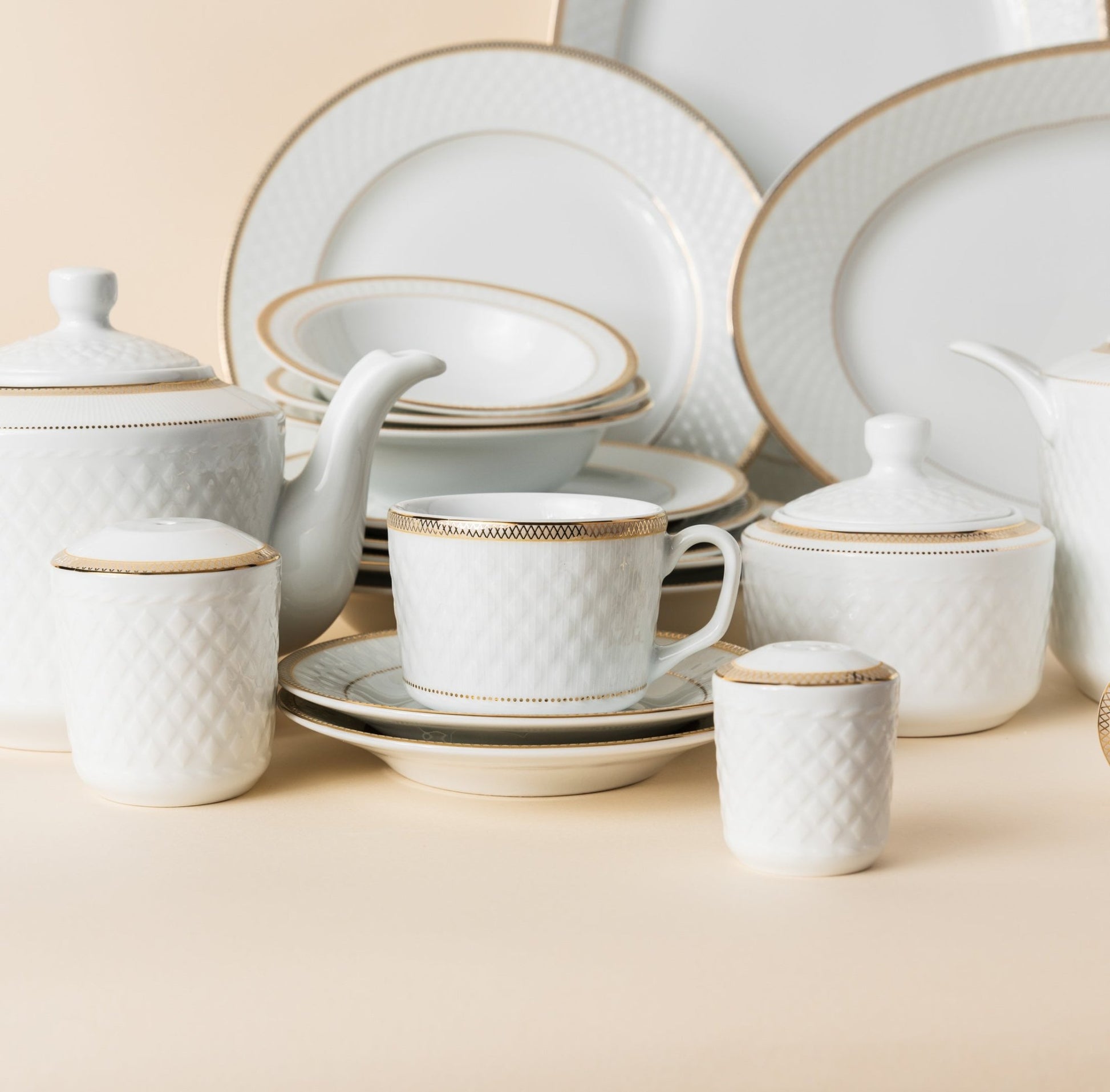 Dinnerware set - Spinood 102PCS - LEVELLV-124