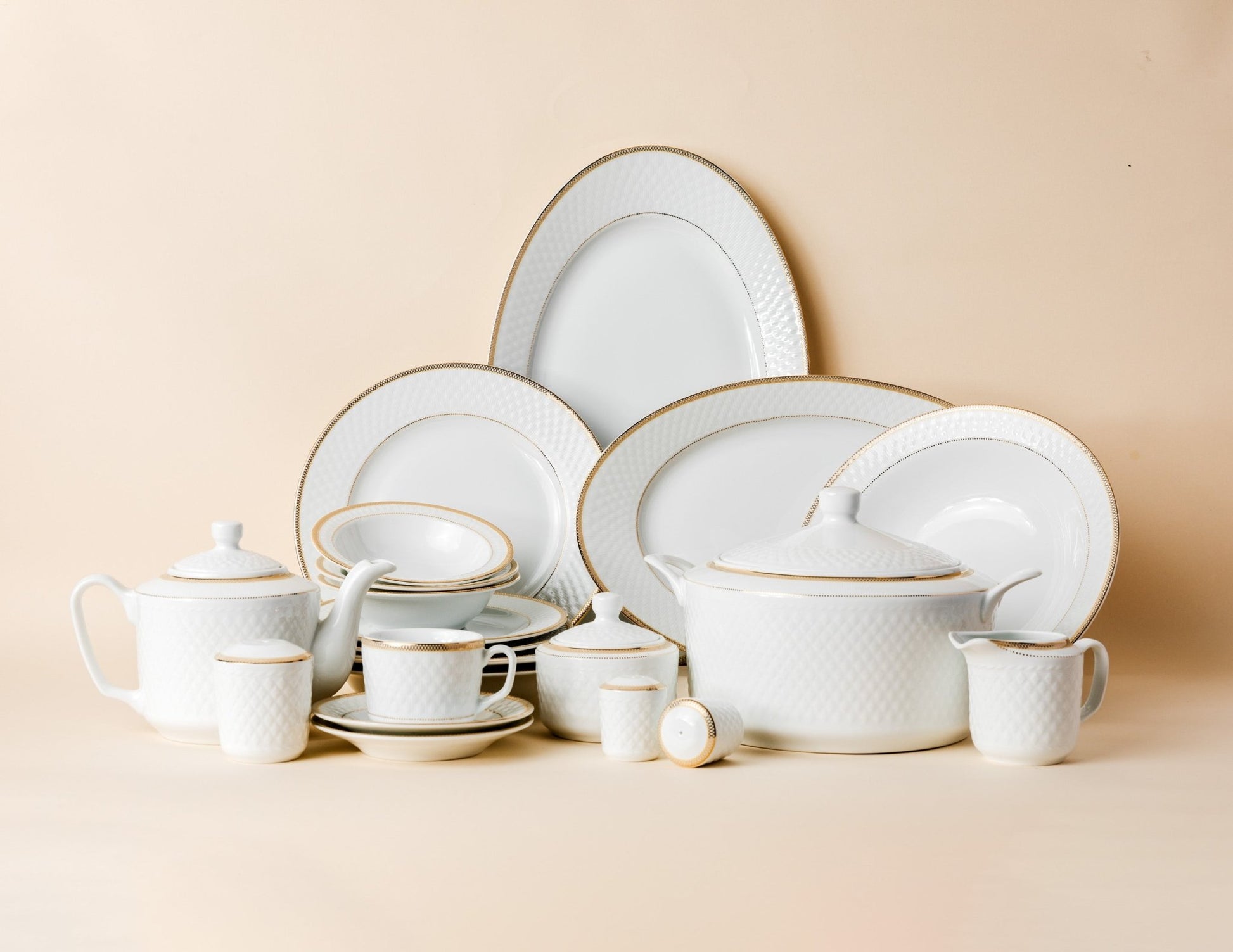 Dinnerware set - Spinood 102PCS - LEVELLV-124