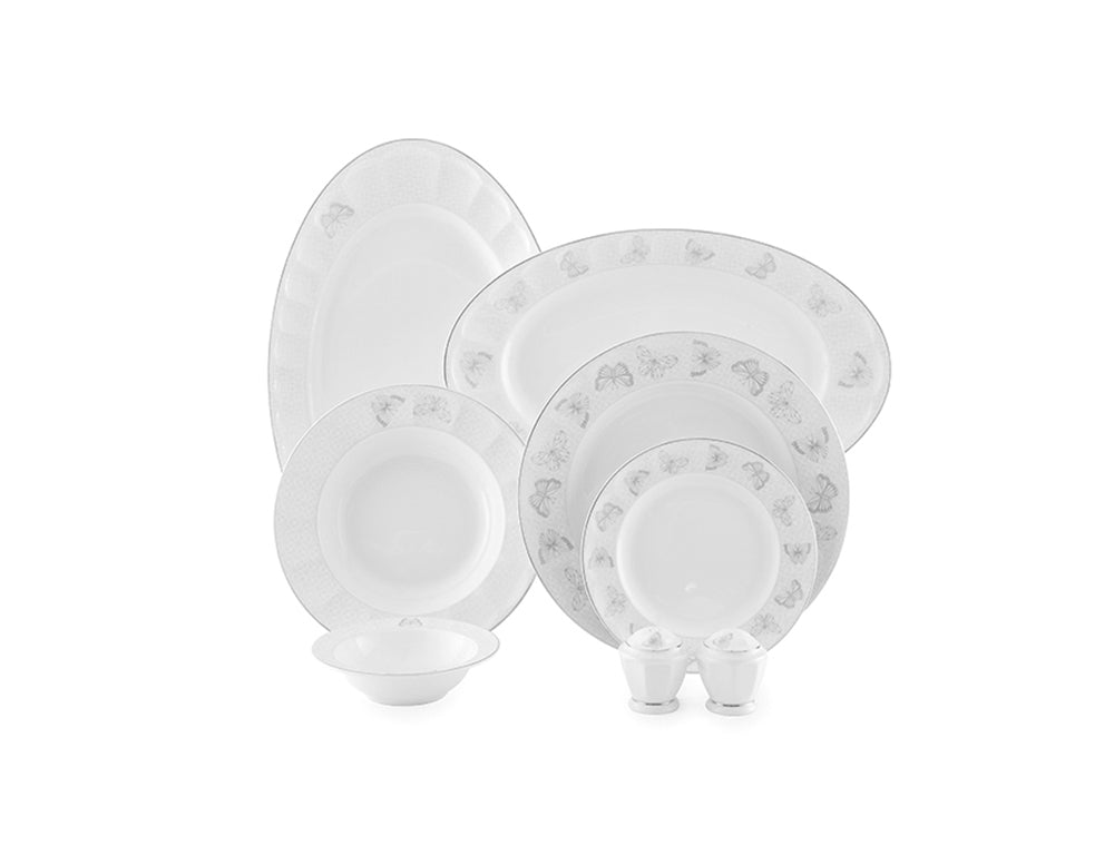 Dinnerware set - Hurand Platinum 103 PCS