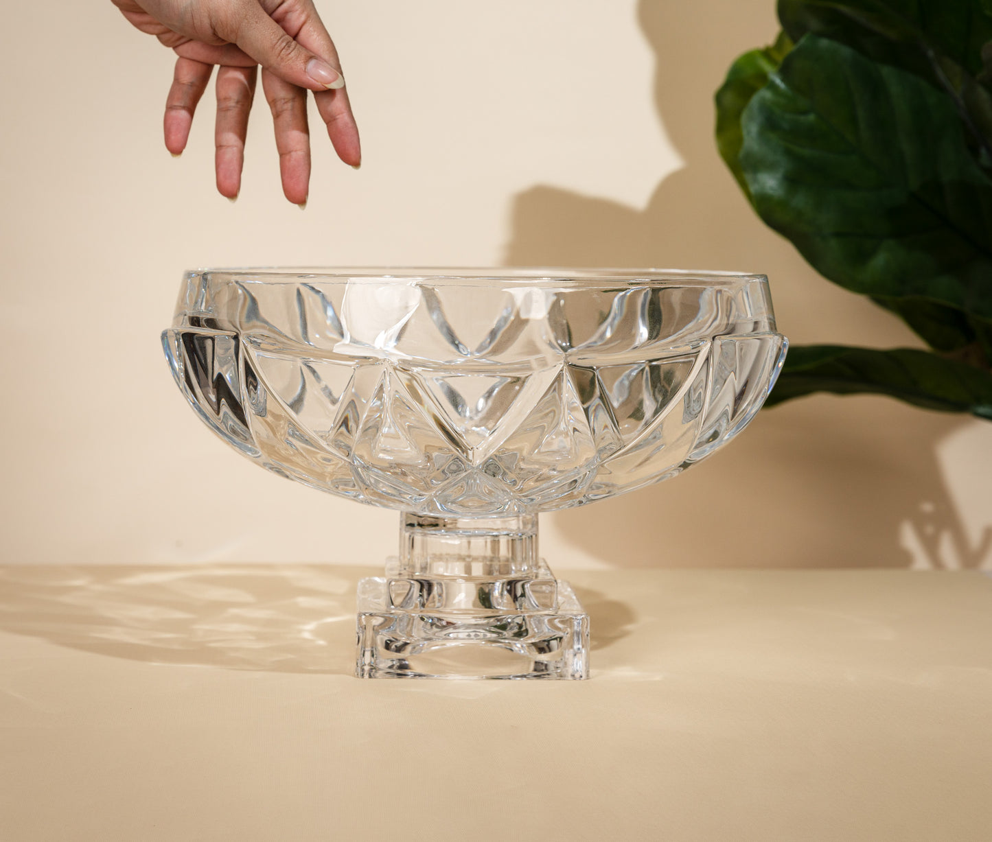 Crystal diamond bowl